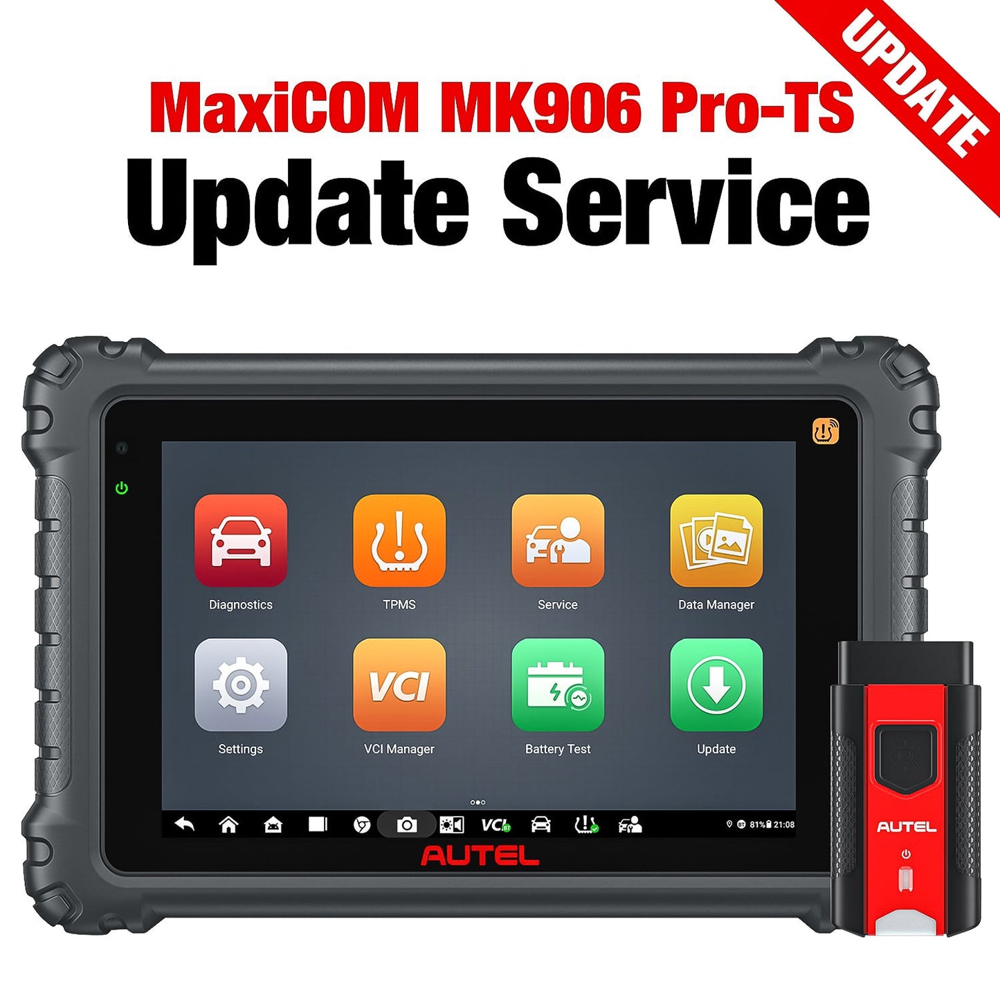 Autel MaxiCOM MK906S Pro-TS One Year Software Update Service